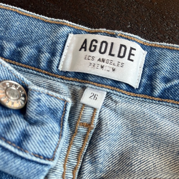 AGOLDE Riley High Rise Straight Crop in Renewal - Picture 5 of 5